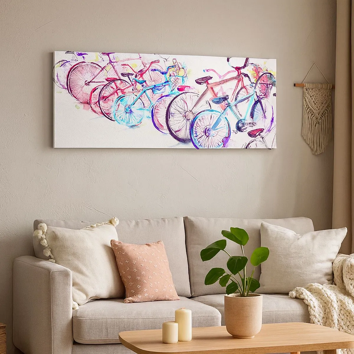 Obraz na plátne - Zjazd Antimoto klubu - 100x40 cm