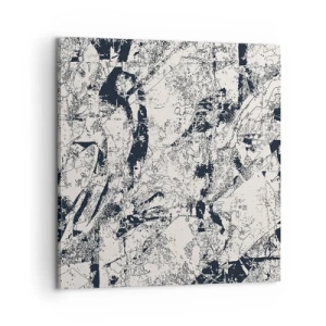 Obraz na plátne - Prelínanie protikladov - 60x60 cm
