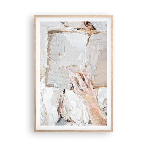 Plagát v ráme zo svetlého duba - V inom svete - 61x91 cm