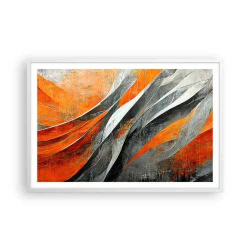 Plagát v bielom ráme - Žiar a chlad - 91x61 cm