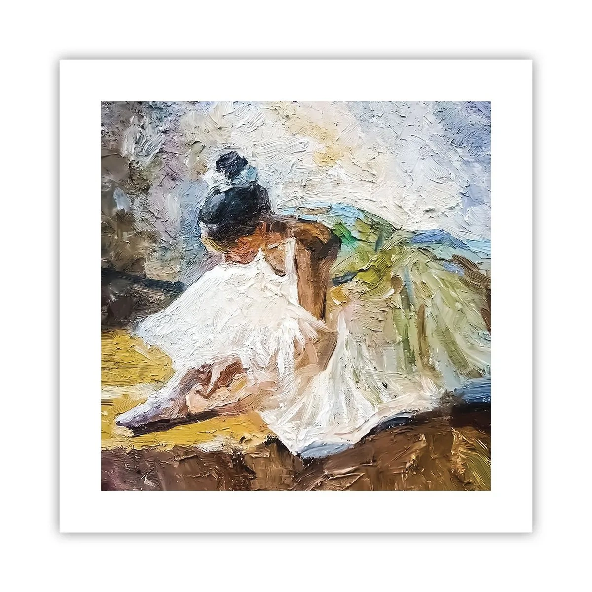 Plagát - Z Degasovho obrazu - 40x40 cm