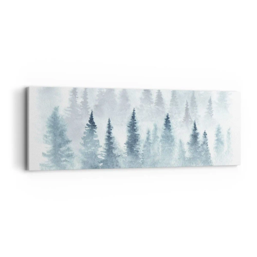 Obraz na plátne - Zahalené hmlou - 90x30 cm