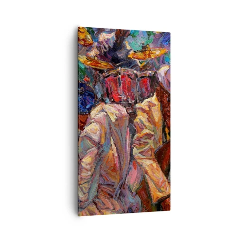 Obraz na plátne - V jednom rytme - 55x100 cm