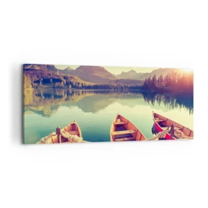 Obraz na plátne - Žiť podľa jej zákonov - 100x40 cm