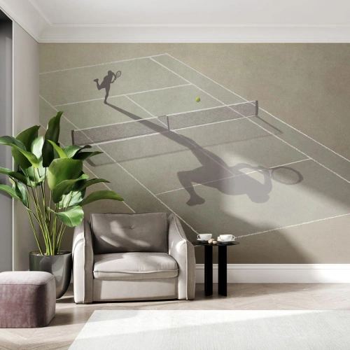 Fototapeta Premium Canvas - Dobývanie samého seba - tenis, súdy, Šport - 100x70 cm