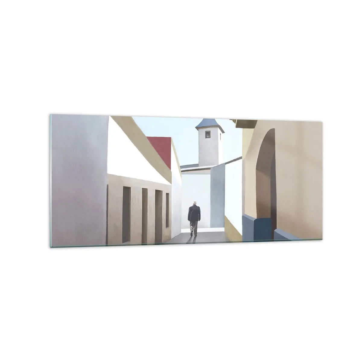 Obraz na skle - Slnečná prechádzka - 120x50 cm