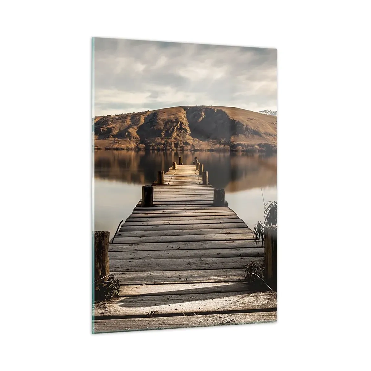 Obraz na skle - Krajina v tichu - 50x70 cm