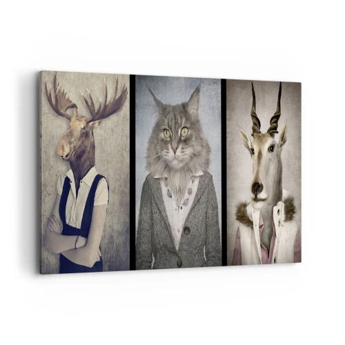 Obraz na plátne - Kožuchy opäť v móde - 120x80 cm