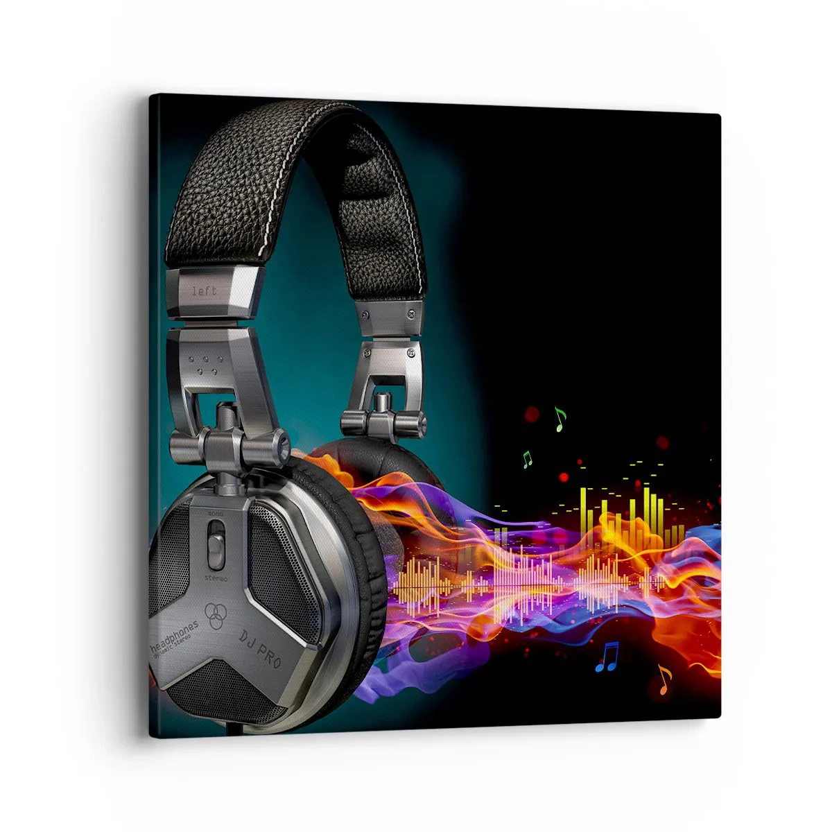 Obraz na plátne - V ohni hudby - 40x40 cm