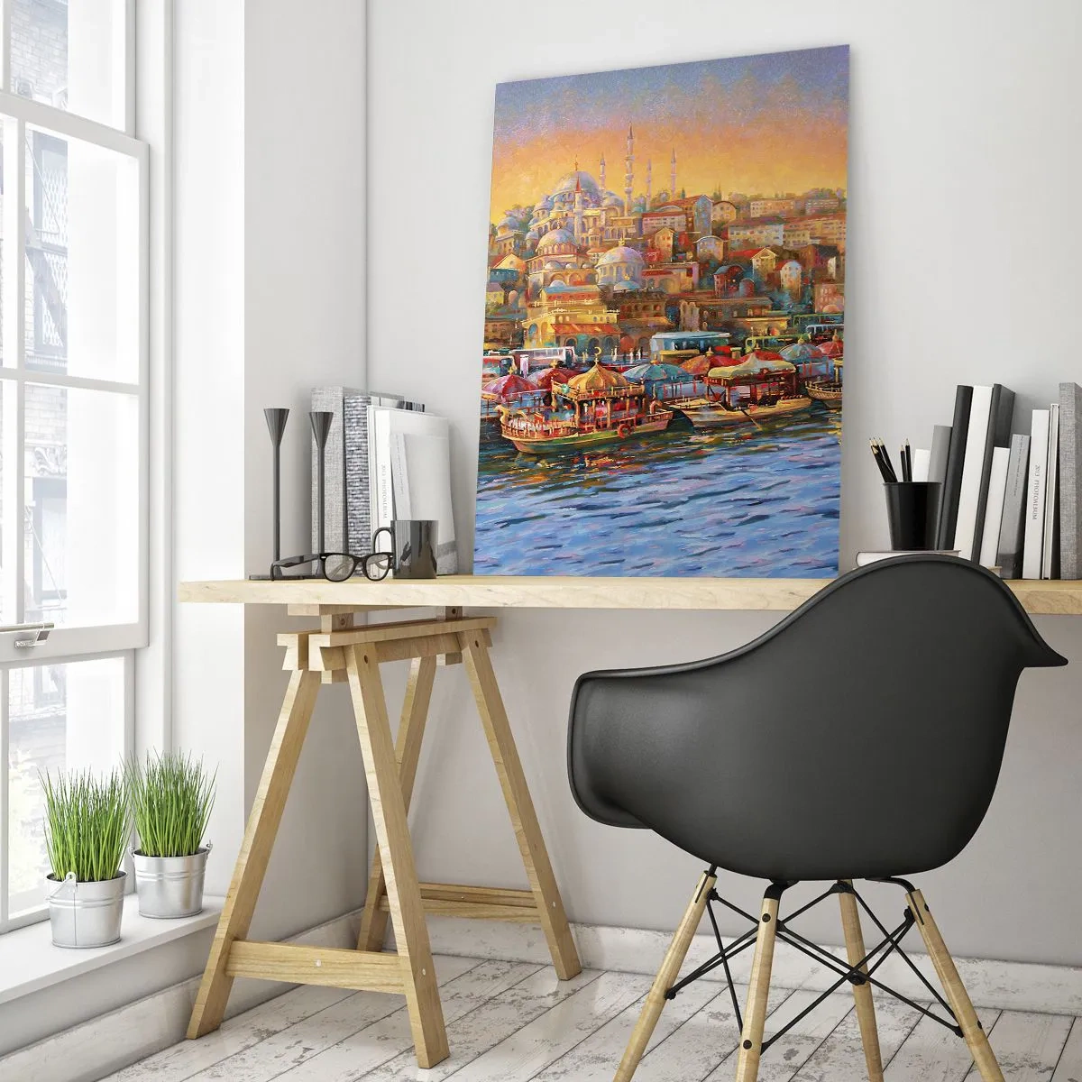 Obraz na skle - Istanbulský príbeh - 50x70 cm