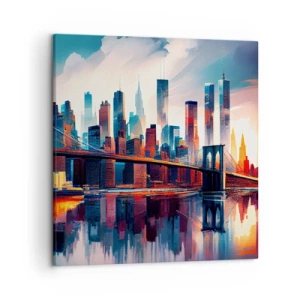 Obraz na plátne - Famózny New York - 50x50 cm