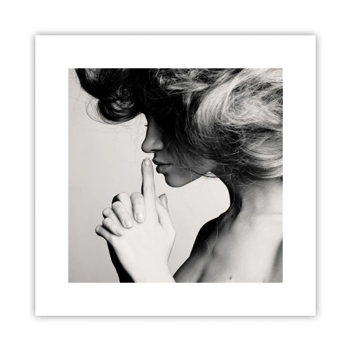 Plagát - Zahľadená do seba - 30x30 cm