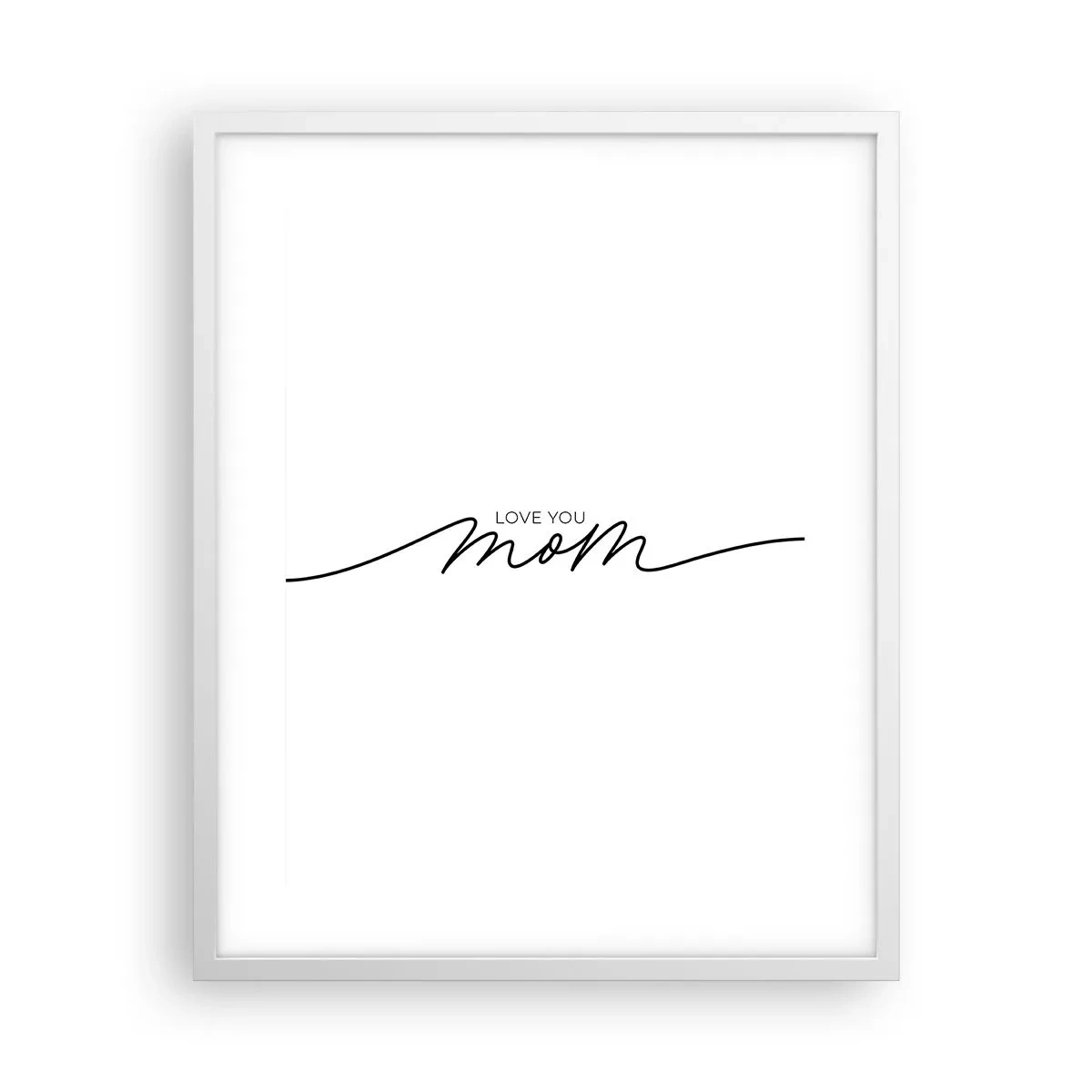 Plagát v bielom ráme - Veľké dojatie - 40x50 cm
