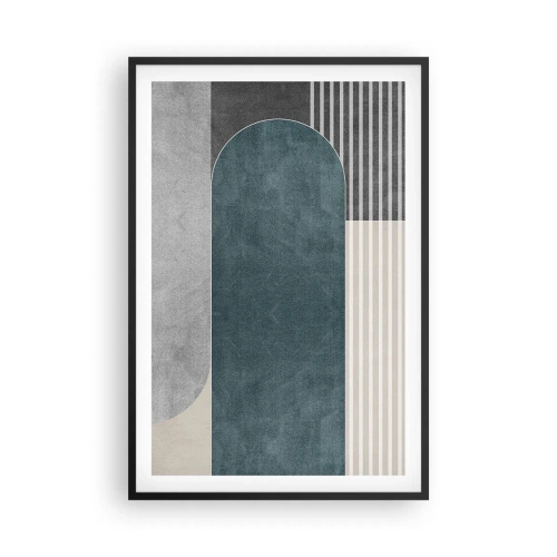 Plagát v čiernom ráme - Kompozícia na úrovni - 61x91 cm