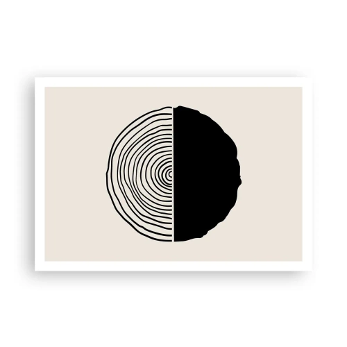 Plagát - Pol na pol - 100x70 cm