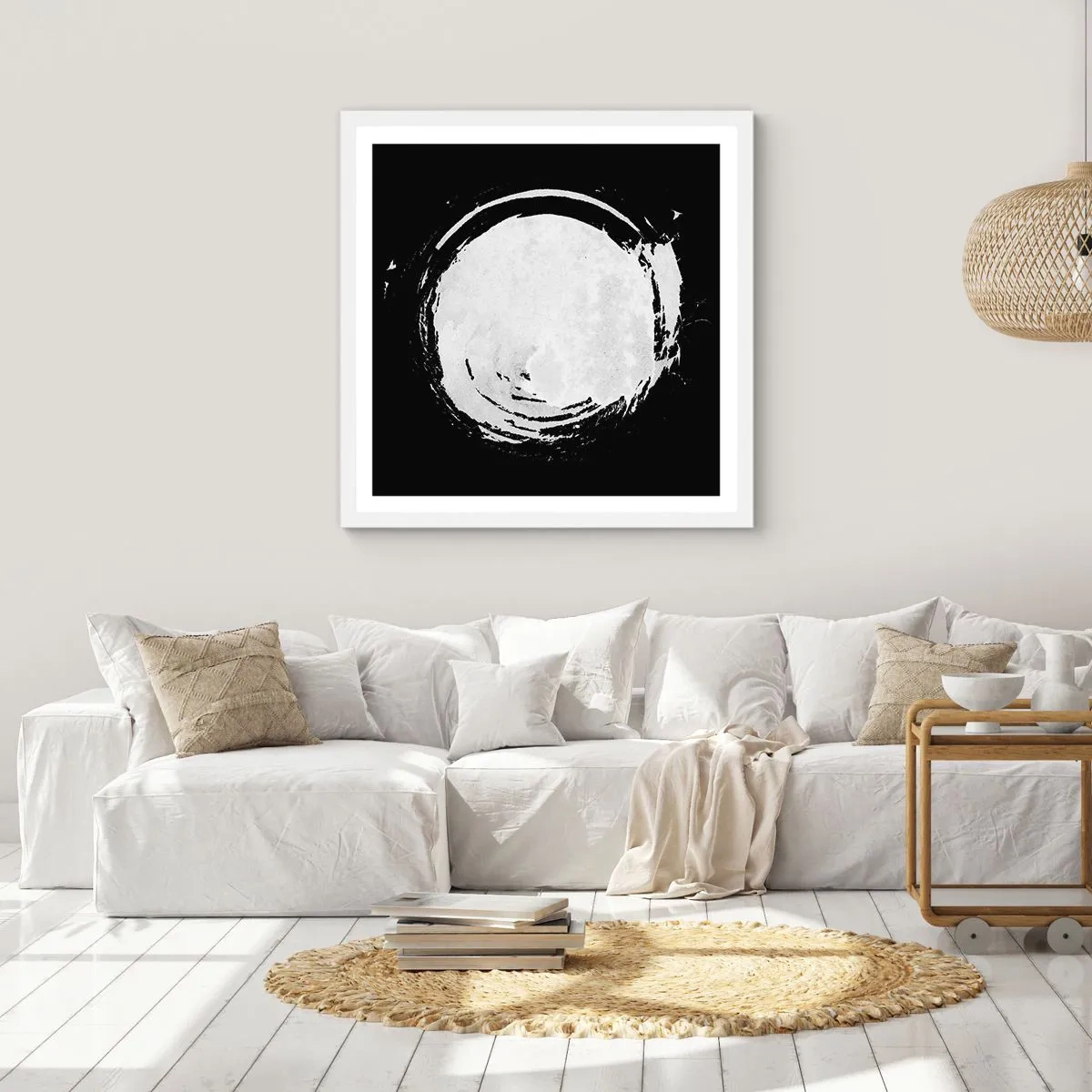 Plagát v bielom ráme - Správne riešenie - 50x50 cm