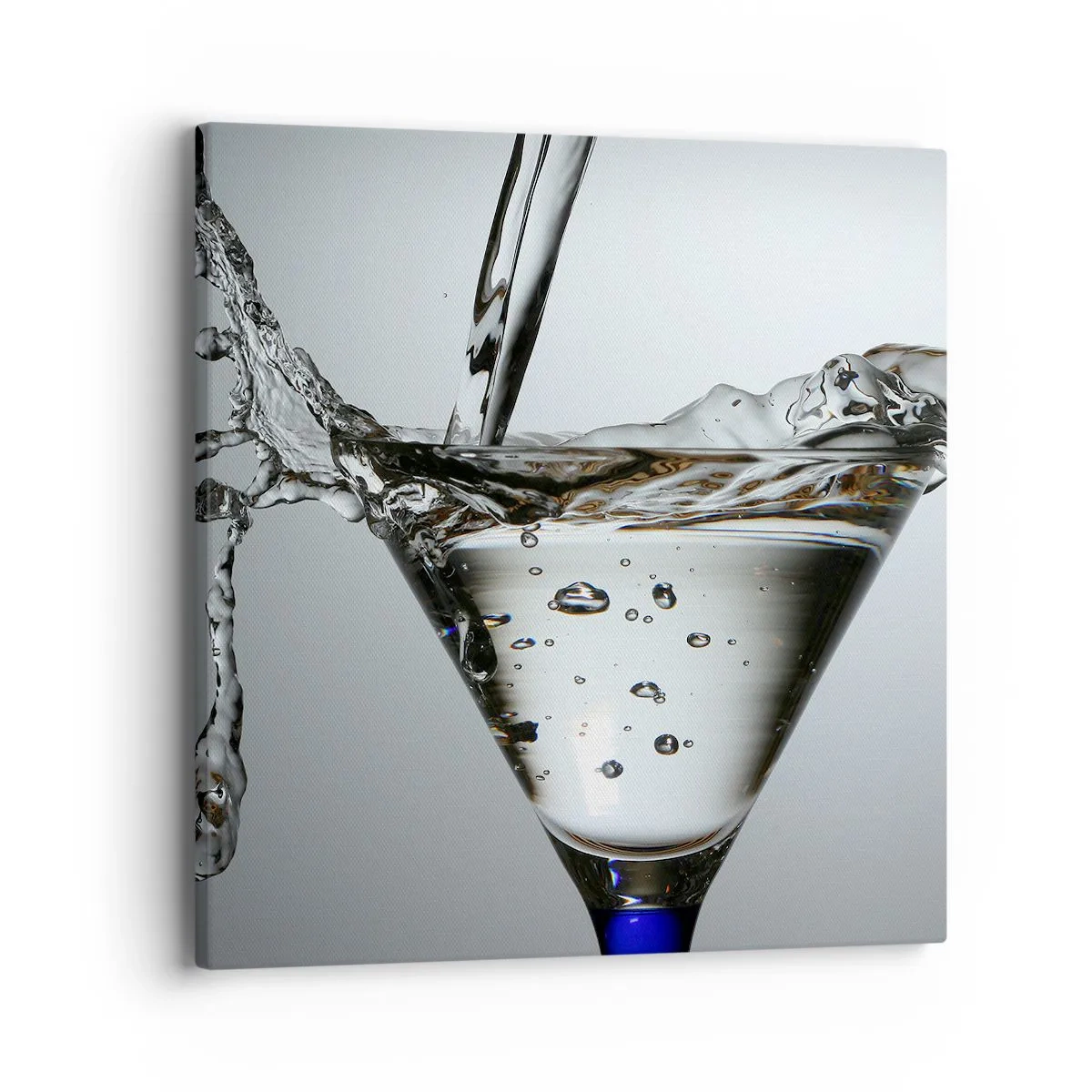 Obraz na plátne - Nad okrajom pohára - 40x40 cm