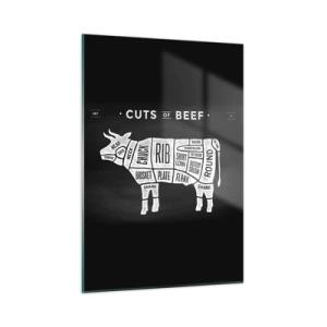 Obraz na skle - Šlabikár mäsiara - 50x70 cm