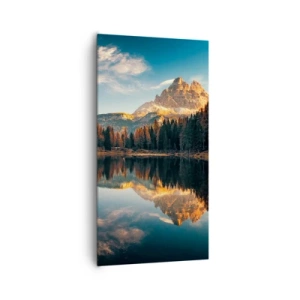 Obraz na plátne - Dvojitá krajina - 65x120 cm