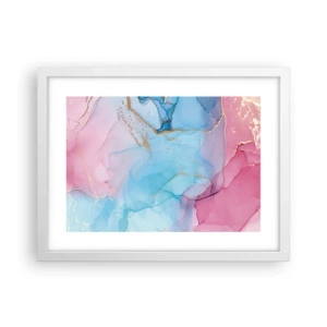 Plagát v bielom ráme - Stretávanie a prelínanie - 40x30 cm