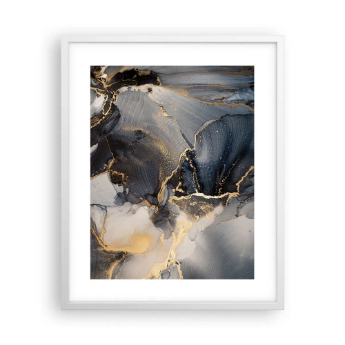 Plagát v bielom ráme - Život kameňa - 40x50 cm