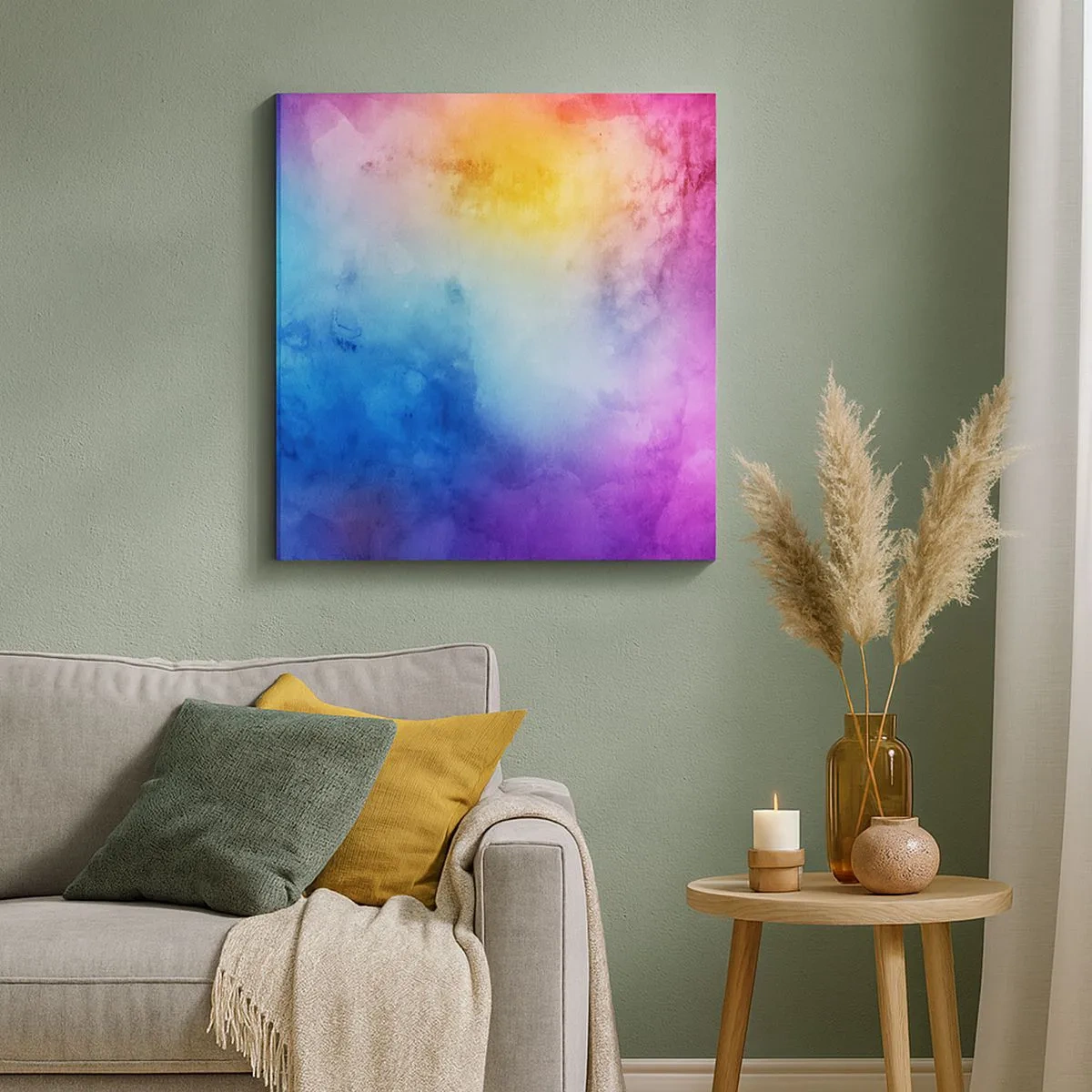 Obraz na plátne - Takmer v siedmom nebi - 30x30 cm