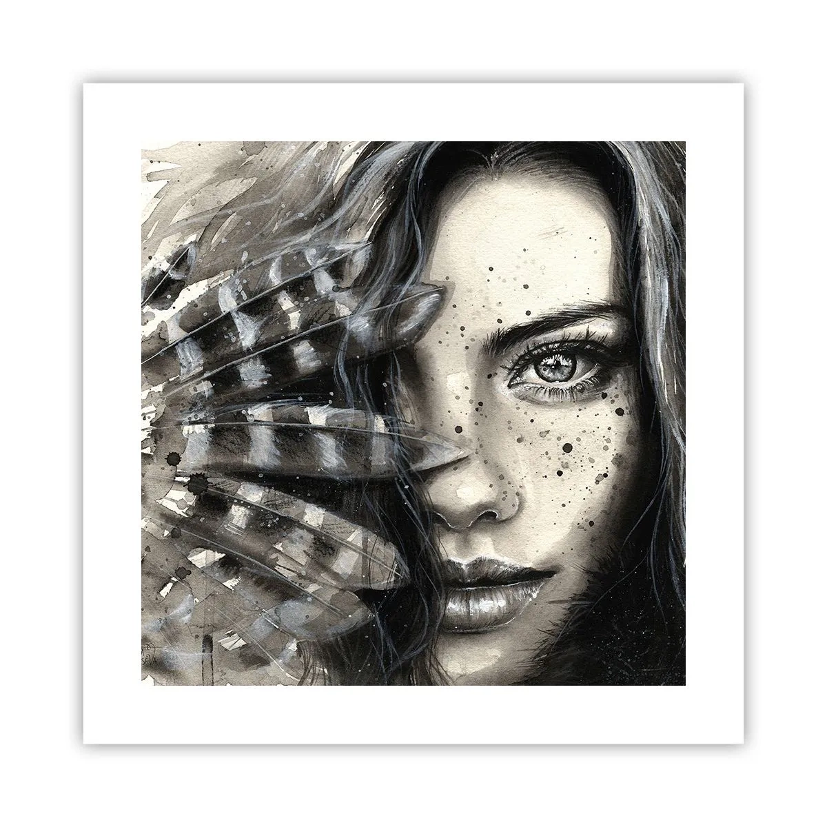 Plagát - Divoká krása - 40x40 cm