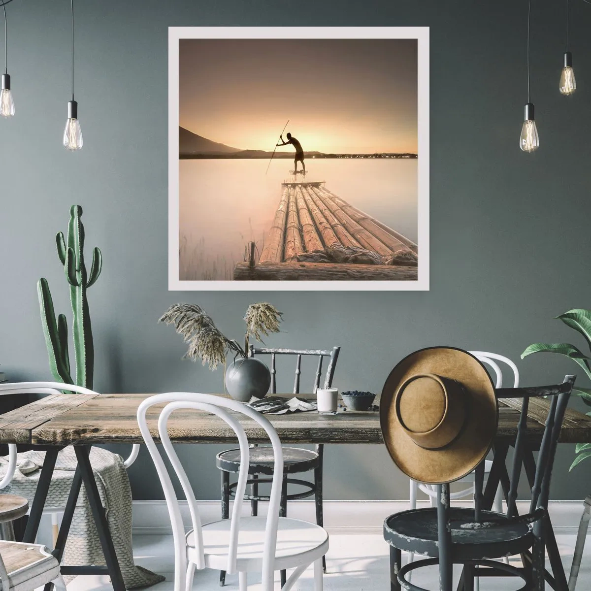 Plagát - Pred odpočinkom - 40x40 cm