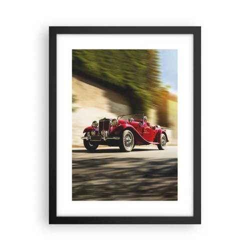 Plagát v čiernom ráme - Krajšia ako Níke Samotrácka - 30x40 cm