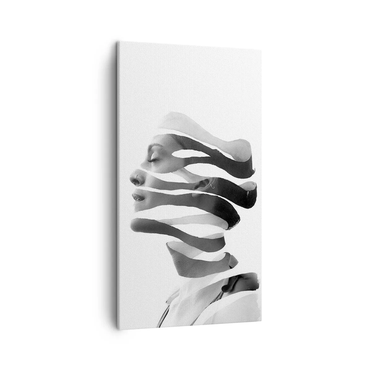 Obraz na plátne - Surrealistický portrét - 45x80 cm