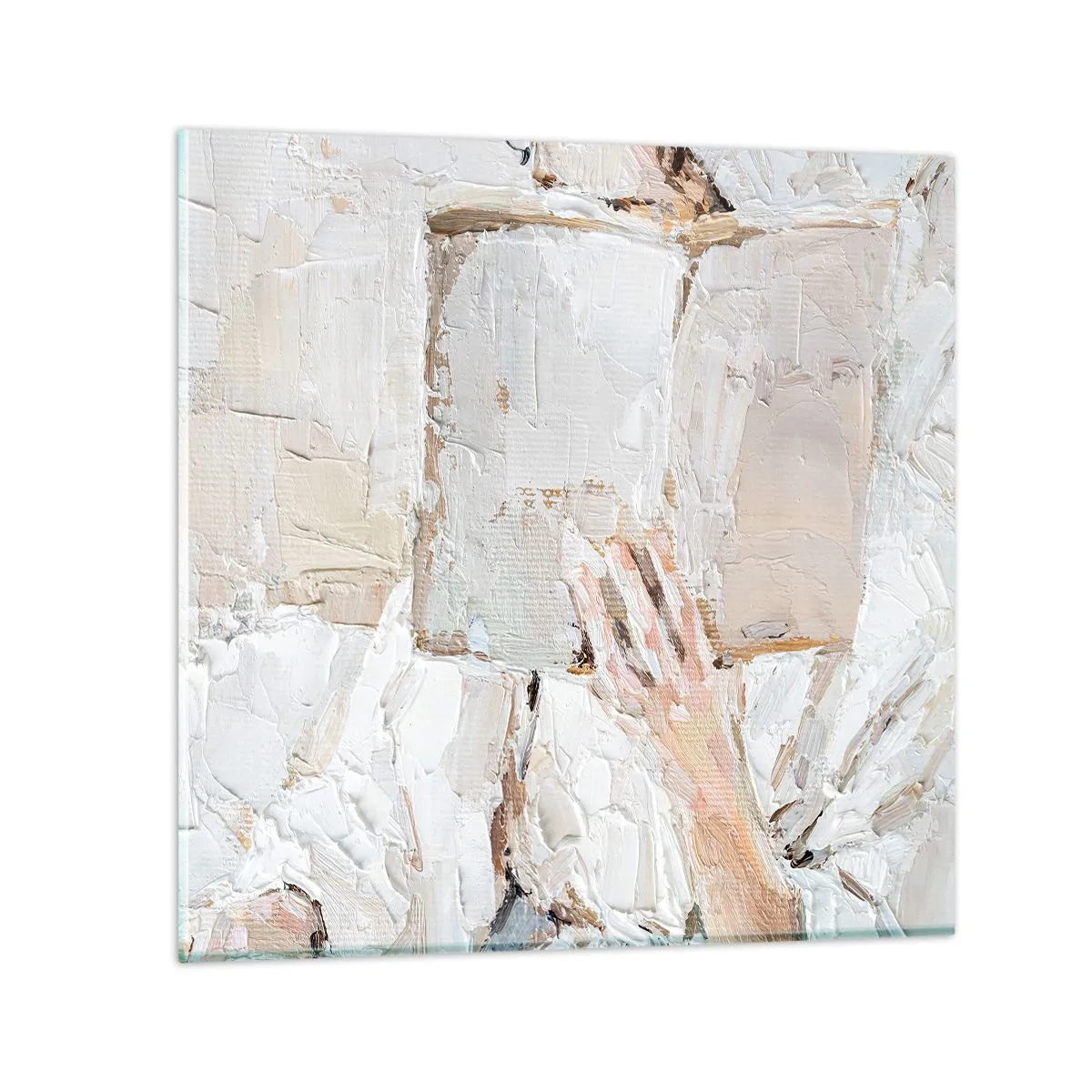 Obraz na skle - V inom svete - 40x40 cm