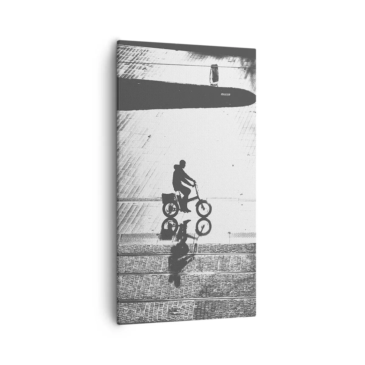 Obraz na plátne - Dopredu, cez mesto - 55x100 cm