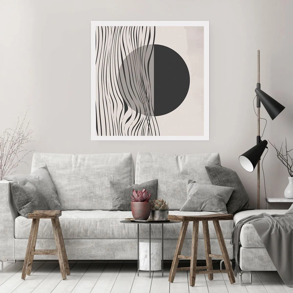 Plagát - Polovičná kompozícia - 60x60 cm