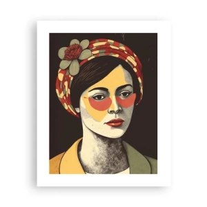 Plagát - Koralová dáma - 40x50 cm
