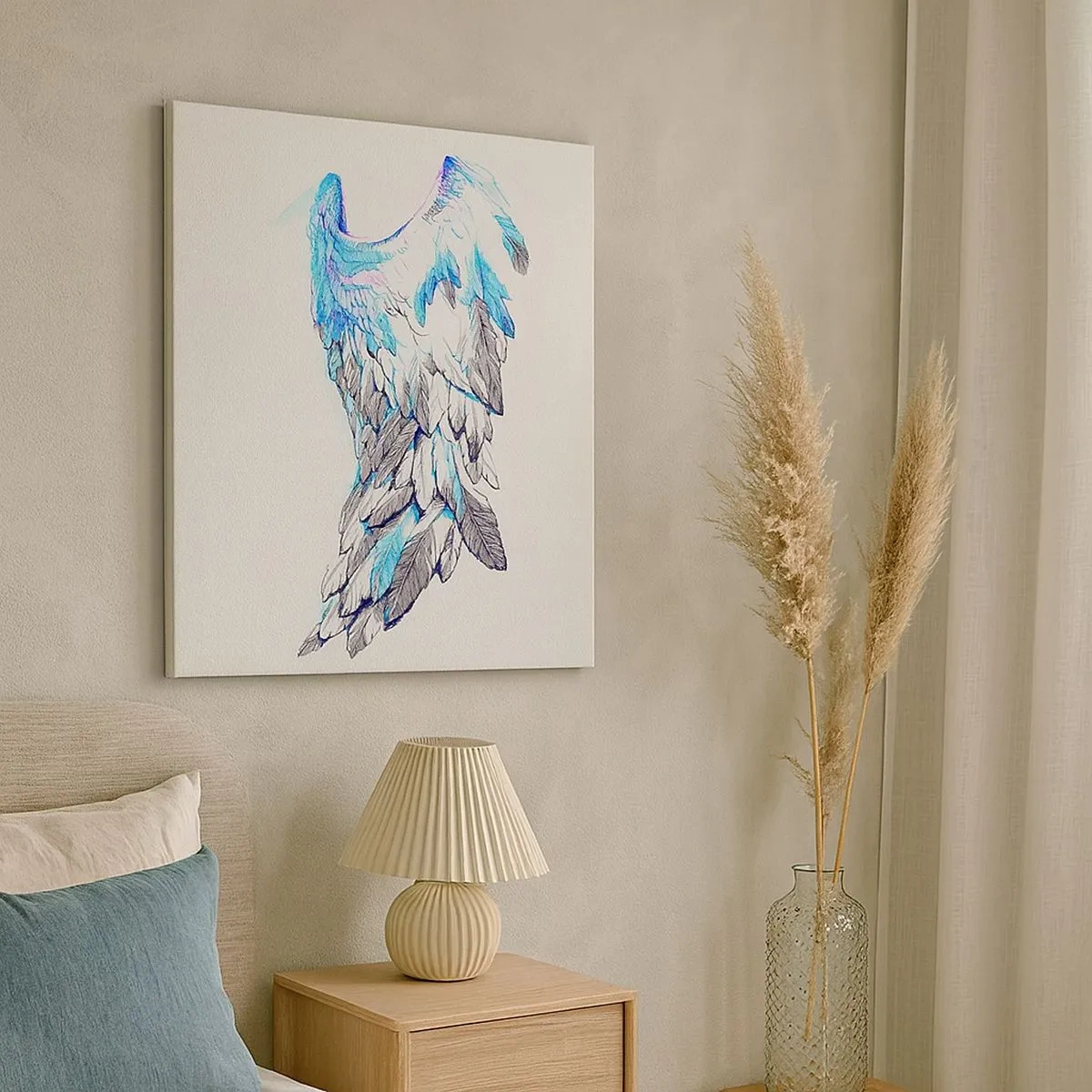 Obraz na plátne - Potrebujem krídla - 30x30 cm