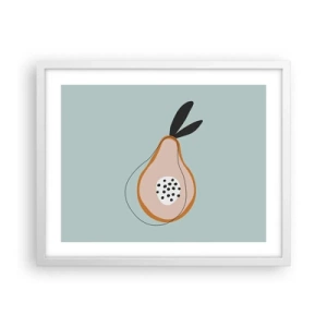 Plagát v bielom ráme - Prenikanie do podstaty vecí - 50x40 cm