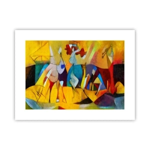 Plagát - Slnko - život - radosť - 40x30 cm