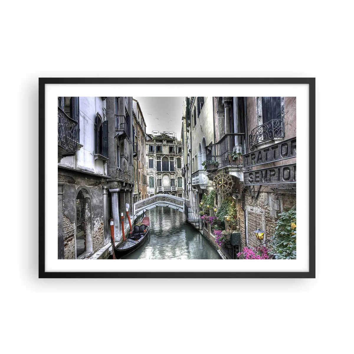 Plagát v čiernom ráme - Od storočí v tichom zamyslení - 70x50 cm
