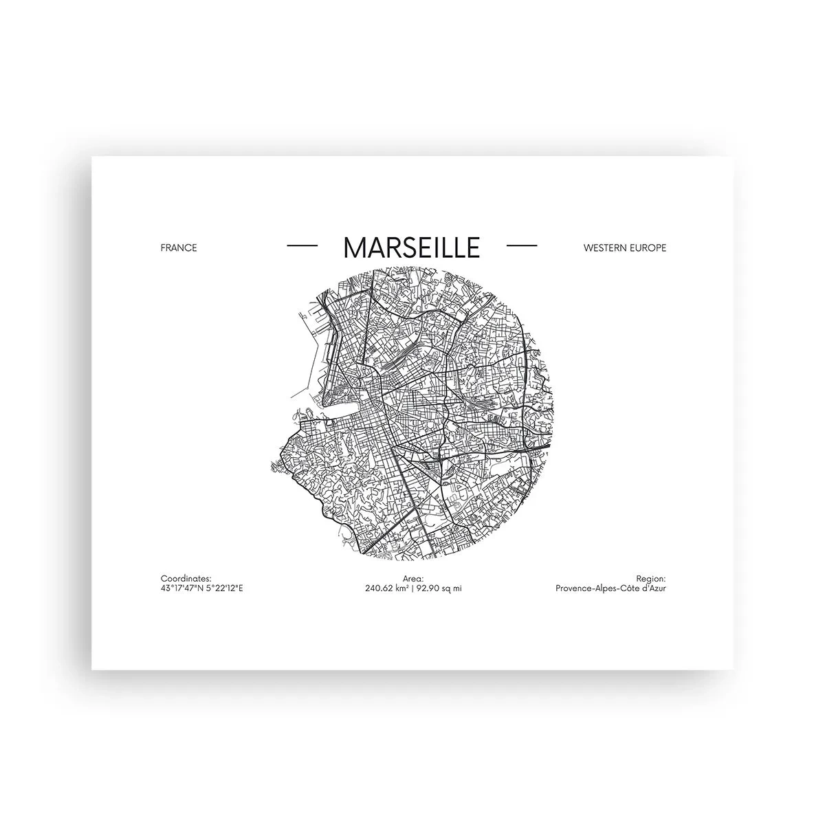 Plagát - Anatómia Marseille - 50x40 cm