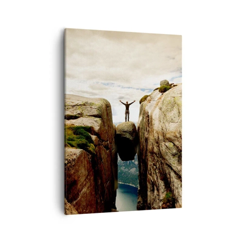 Obraz na plátne - Ako sa cítim?! - 50x70 cm