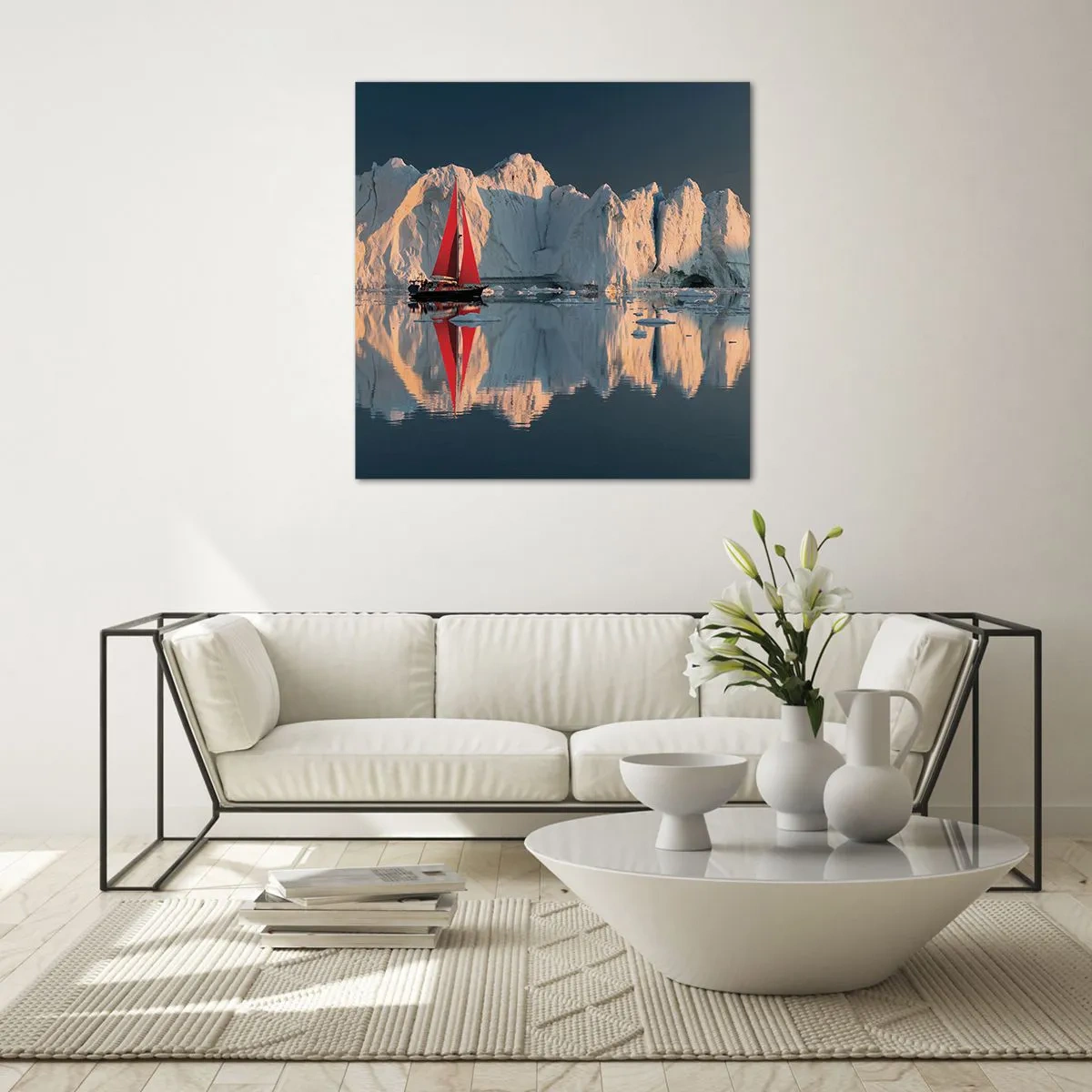 Obraz na skle - Na okraji sveta - 70x70 cm