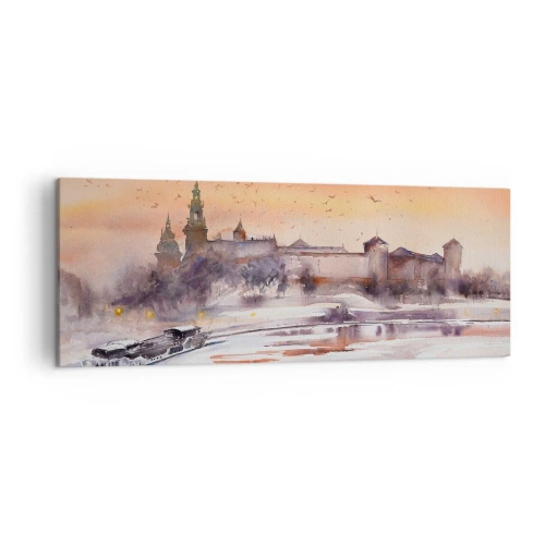 Obraz na plátne - Kráľovský západ slnka - 140x50 cm