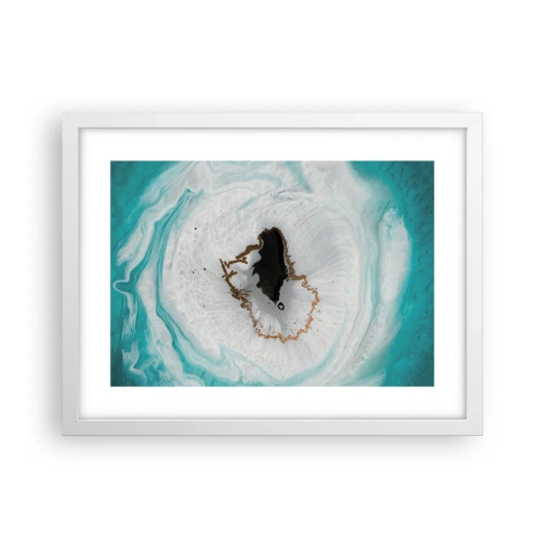 Plagát v bielom ráme - Preniknúť dovnútra - 40x30 cm