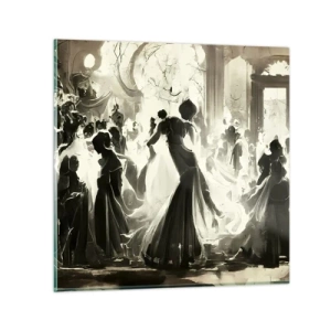 Obraz na skle - Veľká maškaráda - 70x70 cm