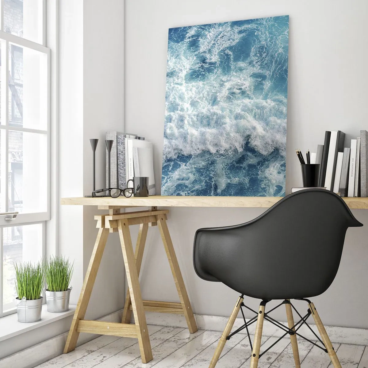 Obraz na skle - Radostne a skákavo - 50x70 cm