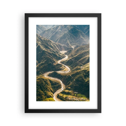 Plagát v čiernom ráme - Priamo zo srdca hôr - 30x40 cm
