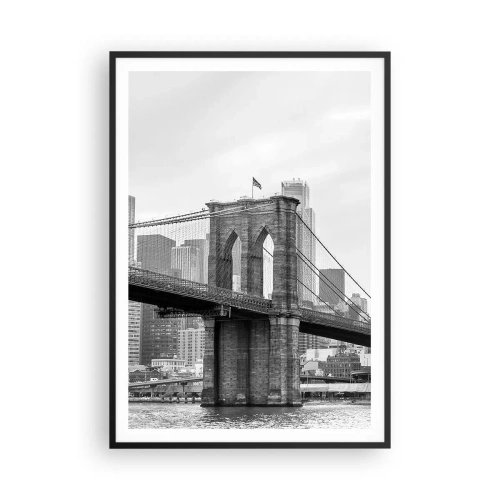 Plagát v čiernom ráme - Newyorské zázraky - 70x100 cm