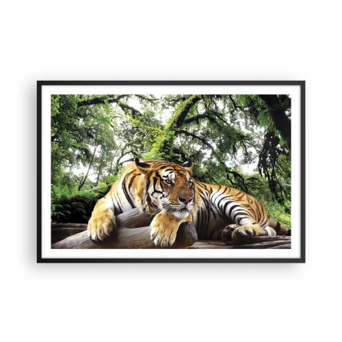 Plagát v čiernom ráme - S úctou - 91x61 cm