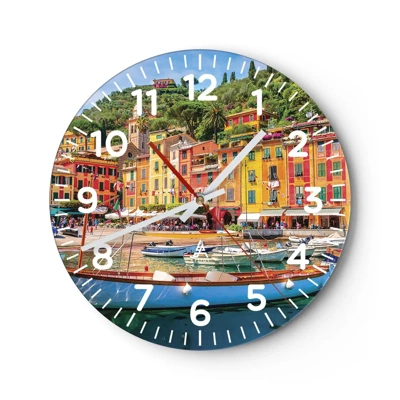 Nástenné hodiny - Talianske dopoludnie - 30x30 cm