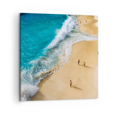 Obraz na plátne - A potom slnko, pláž… - 60x60 cm
